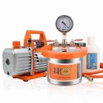 BACOENG 2 Quart Vacuum Chamber & Pump Kit