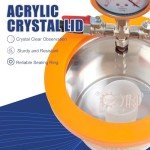 BACOENG 2 Quart Vacuum Chamber & Pump Kit