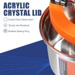 BACOENG 2 Quart Vacuum Chamber & Pump Kit