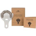 Hawthorne Cocktail Strainer with Stainless Steel Finish