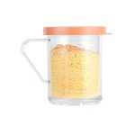 10 Ounce Clear Plastic Spice Shaker with Lid