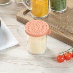 10 Ounce Clear Plastic Spice Shaker with Lid