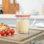 10 Ounce Clear Plastic Spice Shaker with Lid