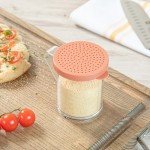 10 Ounce Clear Plastic Spice Shaker with Lid