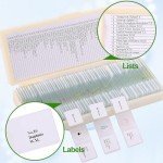 60-Piece Microscope Slide Set for Science Labs