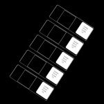 Human Blood Smear Microscope Slides, Pack of 5
