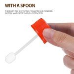 10-Pack Stool Specimen Cups with Lids 25-30ml