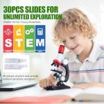 60-Piece Microscope Slide Set for Science Labs