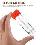 10-Pack Stool Specimen Cups with Lids 25-30ml