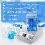 Digital Magnetic Stirrer with Timer and LCD Display