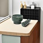 KLEO 4" Natural Stone Mortar and Pestle Set