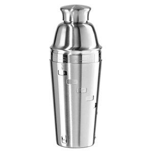 OGGI Dial A Drink Cocktail Shaker with Strainer