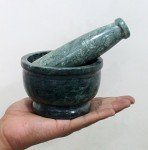 KLEO 4" Natural Stone Mortar and Pestle Set