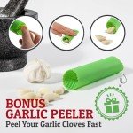 Large Heavy Duty Granite Mortar and Pestle Set