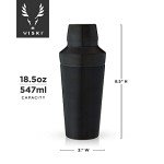 Viski Titanium Cobbler Cocktail Shaker - 18.5 Oz