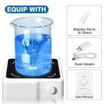 Magnetic Stirrer with Stir Bar, 2000mL Capacity