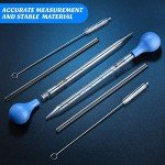 Graduated Glass Pipettes with Rubber Tops - 8 Pack