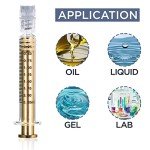 2.25ML Borosilicate Glass Syringe Set - 10 Pack