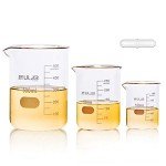 ULAB Low Form Griffin Glass Beaker Set, 3 Sizes
