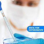 Graduated Glass Pipettes with Rubber Tops - 8 Pack