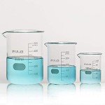 ULAB Low Form Griffin Glass Beaker Set, 3 Sizes
