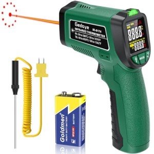Gedaye Infrared Laser Thermometer Gun -58℉ to 1076℉