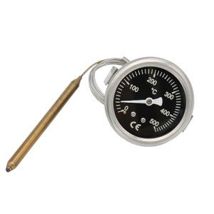 Electric Pizza Oven Thermometer – 500°F Stainless Steel