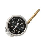 Electric Pizza Oven Thermometer – 500°F Stainless Steel