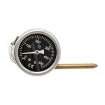 Electric Pizza Oven Thermometer – 500°F Stainless Steel