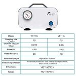 Portable Oilless Diaphragm Vacuum Pump for Labs