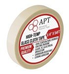 High-Temperature APT Glass Electrical Tape, 3/4" x 54 Ft