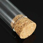 20Pcs Clear Lab Glass Test Tubes with Corks