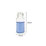 3ML Clear Glass Sample Vials with Screw Caps