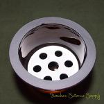 Amber Glass Vacuum Desiccator Jar - 120mm