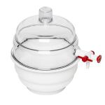 Space Saver Polycarbonate Vacuum Desiccator – 0.09 cu. ft