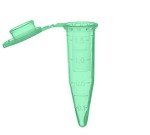 500 PCS Green Polypropylene Microcentrifuge Tubes 1.5ML