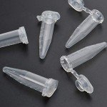 100 Pack 1.5ML Clear Microcentrifuge Tubes with Lid