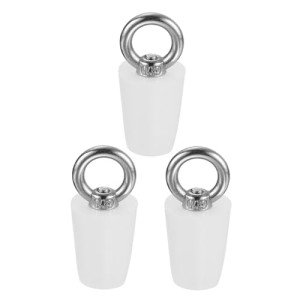 Silicone Rubber Tapered Plugs - 3 Pack