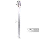 Extra Long Carbide Burr - 1/2 Inch Head