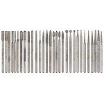 Yakamoz 30-Piece Titanium-Coated Diamond Burr Set