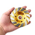 2pcs 4-Inch Turbo Diamond Grinding Cup Wheels