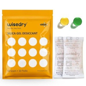 Wisedry Silica Gel Packets with Indicating Beads