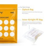 Wisedry Silica Gel Packets with Indicating Beads