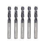 WEXWE Ball Nose Carbide End Mill Set