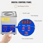 VEVOR 2L Digital Ultrasonic Cleaner for Jewelry & More