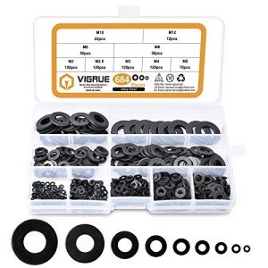 VIGRUE Assorted Flat Washers Set - 684 Pieces