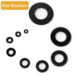 VIGRUE Assorted Flat Washers Set - 684 Pieces