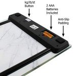 Marble Digital Bathroom Scale | 395 lb Capacity