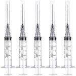 SHAOTONG 5ml Luer Lock Syringes - 100 Pack