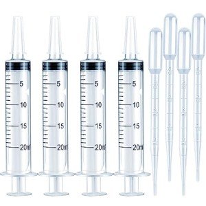 20mL Syringe Pack for Lip Gloss Making